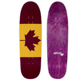 Morgan Flag Shaped Deck 9.25" Purple/Yellow