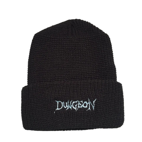 Dungeon Logo Beanie (Black/Electric Blue)