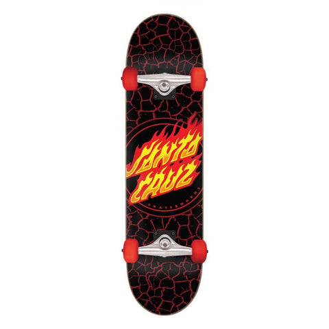 Flame Dot Full Complete Skateboard 8.0