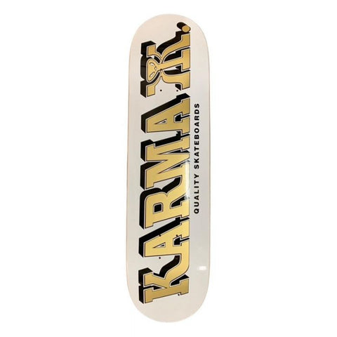 OG Kizla Deck (White/Gold) 7.75