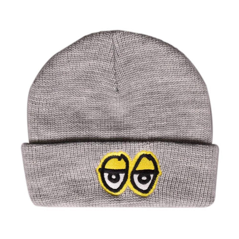 Eyes EMB Beanie (Heather/Yellow