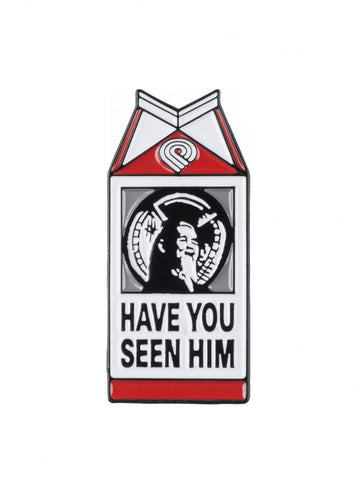 Chin Milk Carton Pin