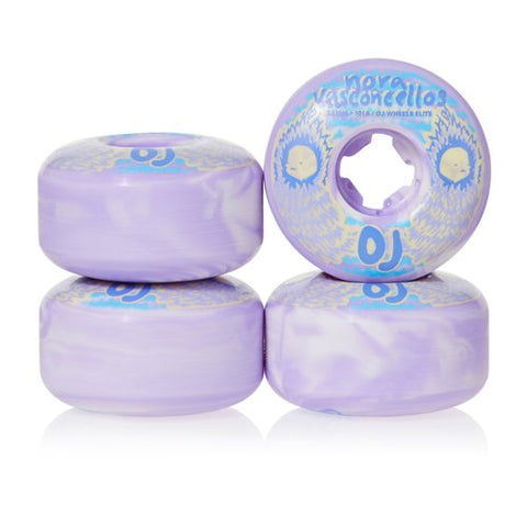 Elite Nora Waves Wheels (White/Violet Swirl)