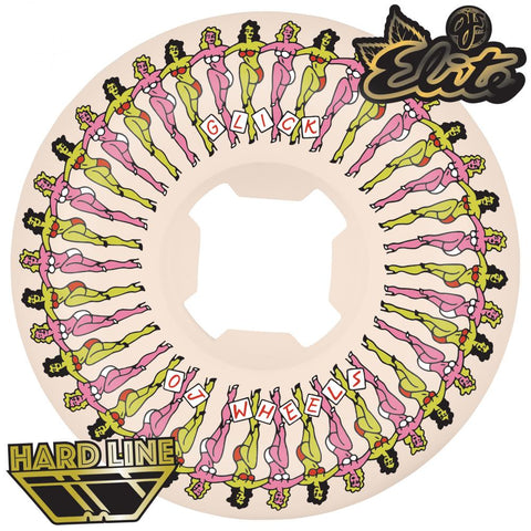 Cory Glick Elite Hardline Wheels (White)