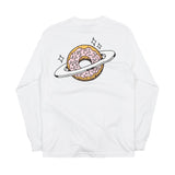 Planet Donut Longsleeve Tee (White)