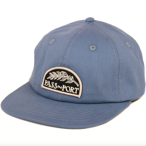 Quill Patch 6-Panel Cap (Steel Blue)