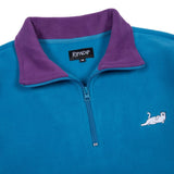 Castanza Fleece Half Zip Jacket (Baby Blue / Lavender)