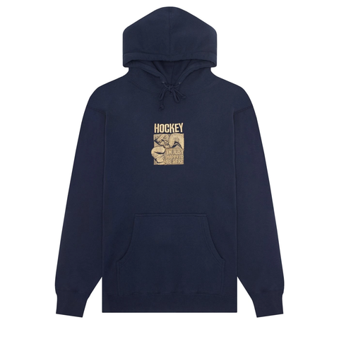 Happy To Be Here Hoodie (Slate Blue)