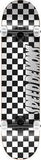Checker Board Complete Skateboard (Black/White)