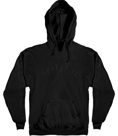 Old English Hoodie (Black/Black)