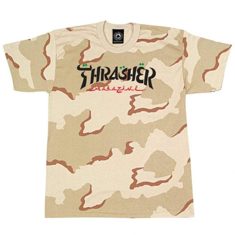 Calligraphy Tee (Desert Camo)