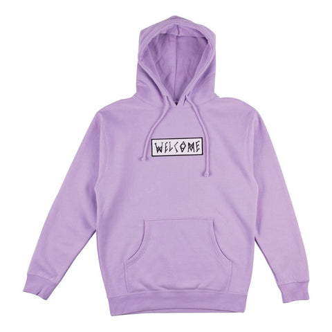 Scrawl Embroided Hood (Lavender)