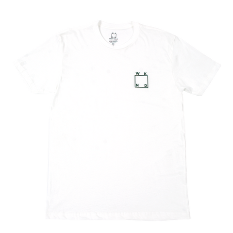 Square Logo Tee (White)